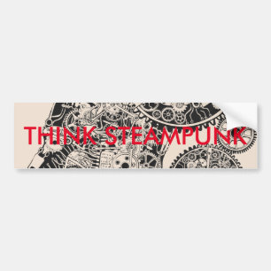 Mechanischer Mann Autoaufkleber