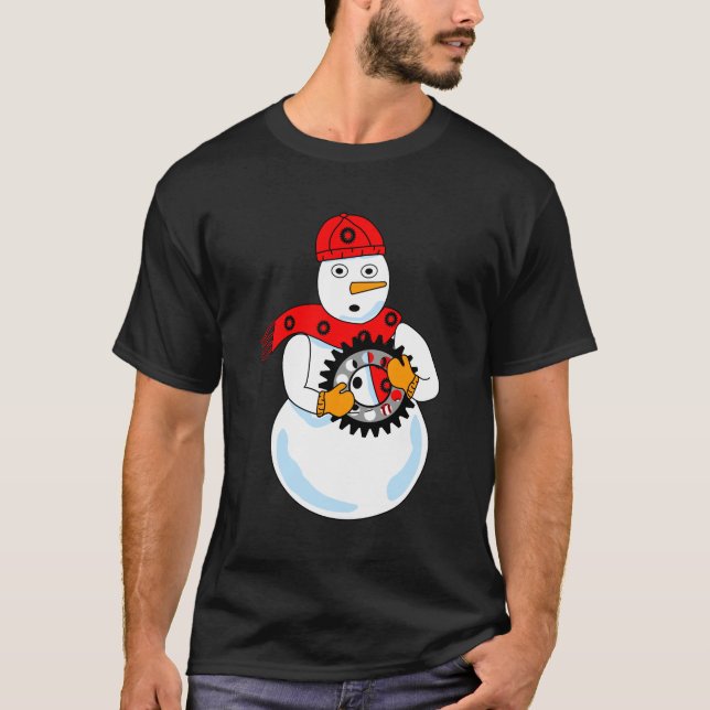 Mechanischer Snowman T-Shirt (Vorderseite)