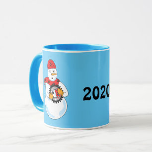 Mechanischer Snowman Tasse