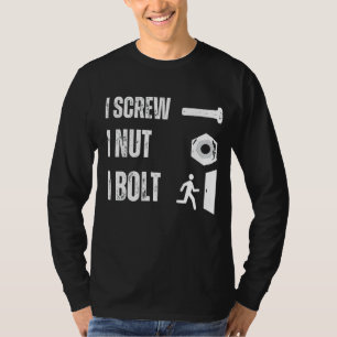 Mechanischer Spaß des Auto I Schrauben I Nut I Bol T-Shirt