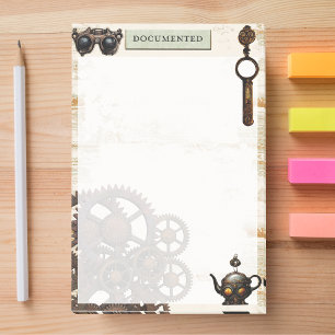 Mechanischer Steampunk, rostige Zahnräder viktoria Post-it Klebezettel