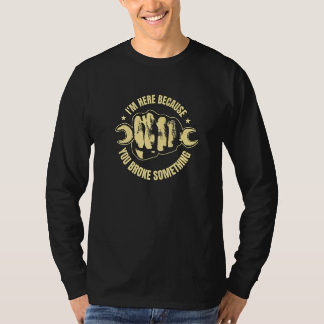 Mechanischer Stundenlohn T-Shirt (Vorderseite)