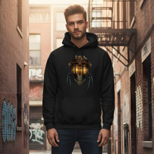 Mechanischer Totenkopf: Steampunk-Hoodie Hoodie