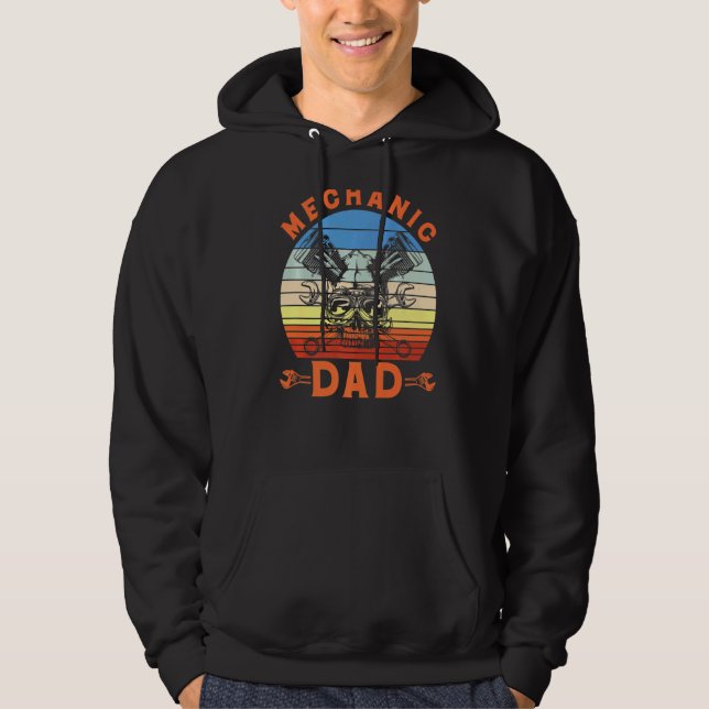 Mechanischer Vater Hoodie (Vorderseite)