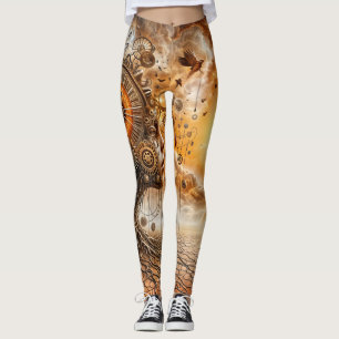 Mechanischer Zeitbaum Leggings
