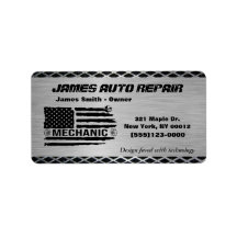 Mechanisches amerikanisches Auto-Reparaturlogo