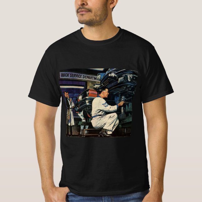 Mechanisches Auto für Vintage Car Repair T-Shirt (Vorderseite)