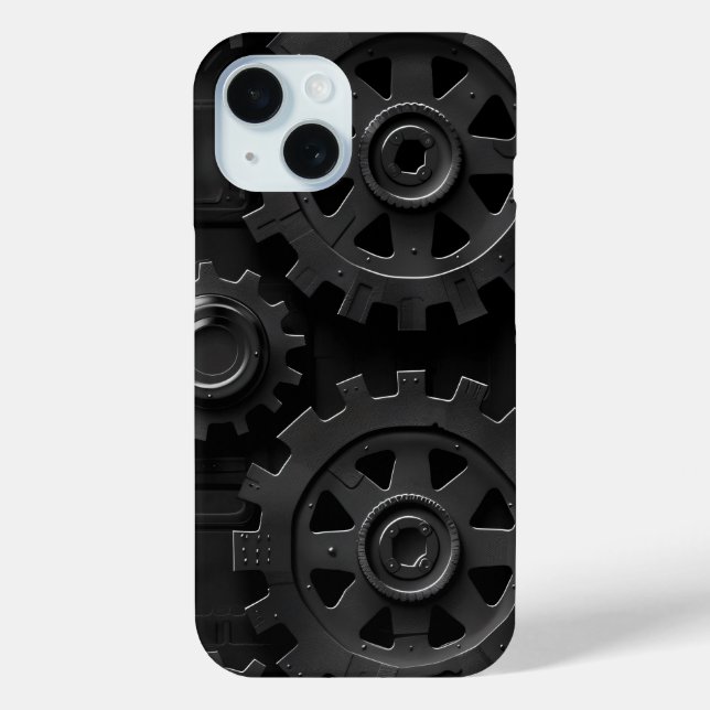 Mechanisches Black Gearworks Phone Case (Rückseite)