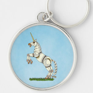 Mechanisches Einhorn Schlüsselanhänger