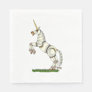 Mechanisches Einhorn Serviette