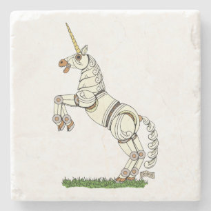 Mechanisches Einhorn Steinuntersetzer