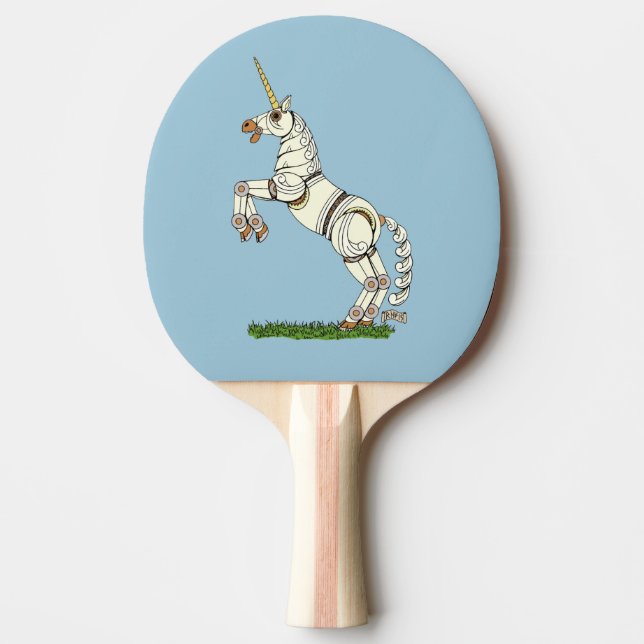 Mechanisches Einhorn Tischtennis Schläger (Vorderseite)