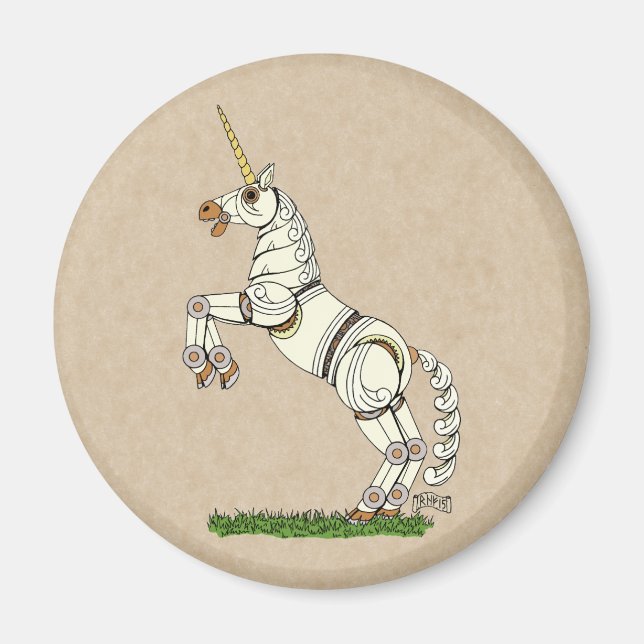 Mechanisches Einhornmagazin Magnet (Vorne)