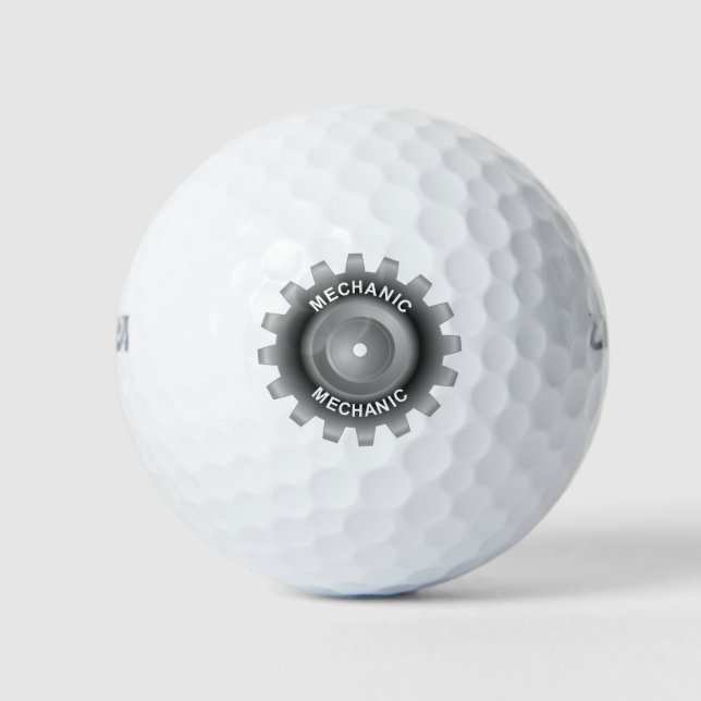 Mechanisches Getriebe Golfball (Vorderseite)