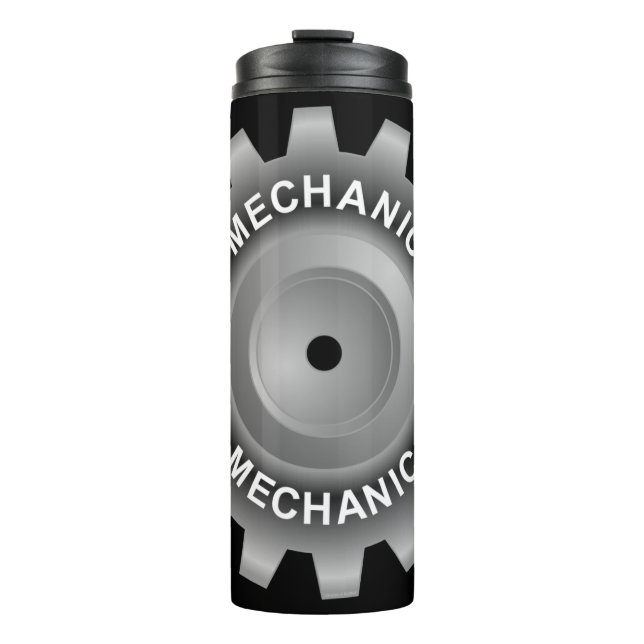 Mechanisches Getriebe Thermosbecher (Vorderseite)