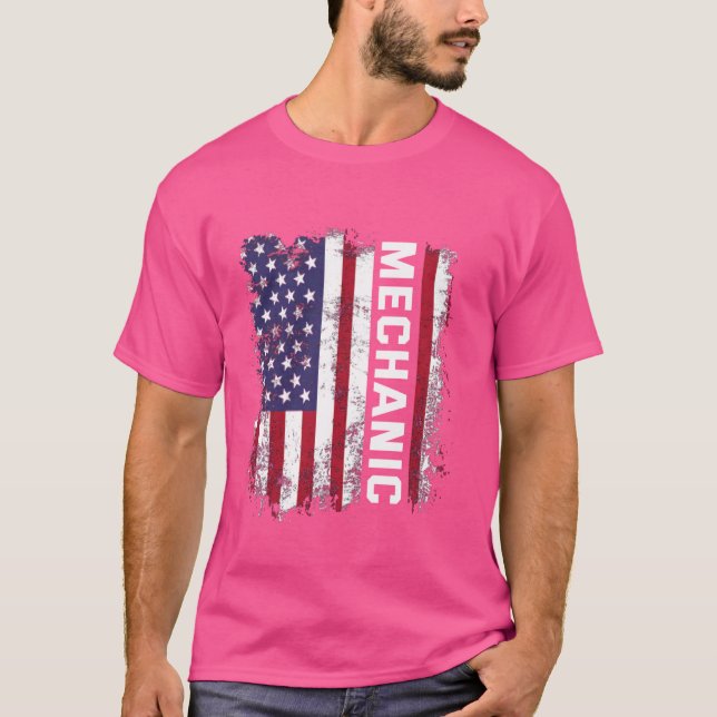 Mechanisches Hemd für Handyman-Garage R T-Shirt (Vorderseite)