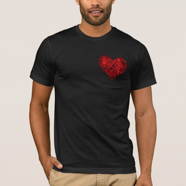mechanisches Herzt-shirt T-Shirt (Vorderseite)