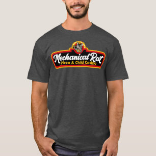 Mechanisches Rattenpizza Kinderkasino T-Shirt