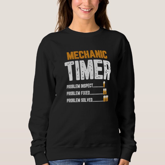 Mechanisches Timer Auto Mechanisches Bier Sweatshirt (Vorderseite)