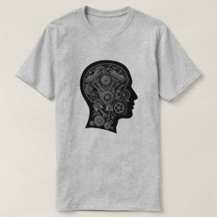 Mechanisches Verstand - Motor Kopfbedeckung T-Shirt