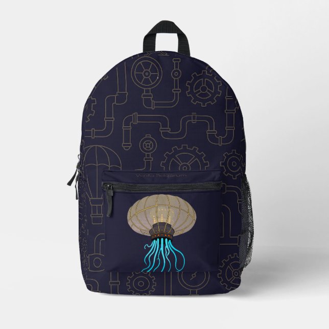 Mechanisierter Treiber Bedruckter Rucksack (Vorderseite)