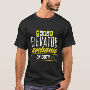 Mechanismus für den Aufzug auf Dienstkleidung T-Shirt