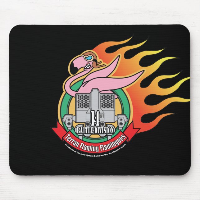 MechCorps Terran, das Flaminoes Mausunterlage Mousepad (Vorne)