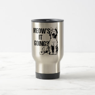 mecht seine Laufkatzenliebhaber Design Reisebecher