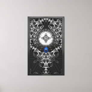 MechTron Eine Abstrakte Kunst Leinwanddruck