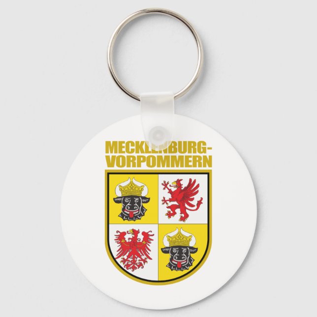 Mecklenburg-Vorpommern COA Schlüsselanhänger (Vorderseite)