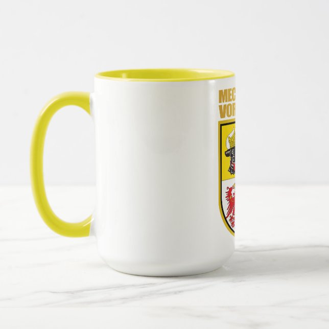 Mecklenburg-Vorpommern COA Tasse (Links)