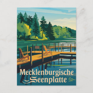 Mecklenburgische Seenplatte Postkarte