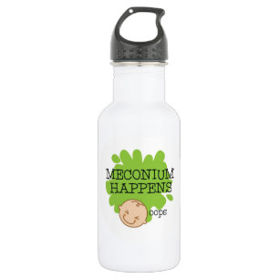 Meconium geschieht Wasser-Flasche Edelstahlflasche
