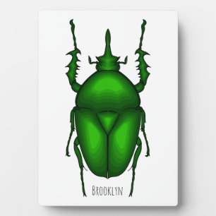 Mecynorhina torquata bug Cartoon zur Darstellung Fotoplatte