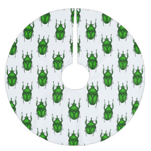 Mecynorhina torquata bug Cartoon zur Darstellung Polyester Weihnachtsbaumdecke