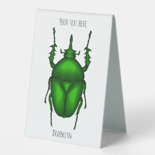 Mecynorhina torquata bug Cartoon zur Darstellung Tischaufsteller