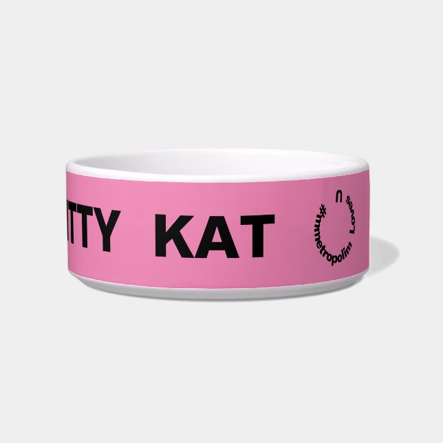 Med./Lg.KAT/ Pet Bowl /#mmetropolim Napf (Rechts)