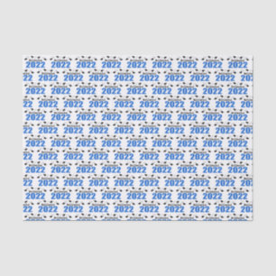 Med School Grad 2022 Abschluss Tissue (blau) Seidenpapier