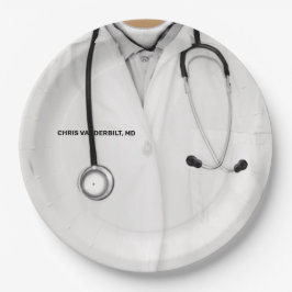 Med School Graduation Party Paper Plate Pappteller