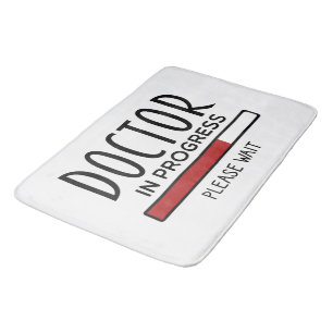 Med School Student Doctor in Progress Badematte