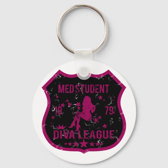 Med Student Diva League Schlüsselanhänger (Vorderseite)