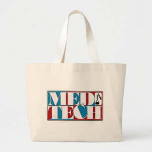MED TECH LABOR BLOCK LOGO JUMBO STOFFBEUTEL