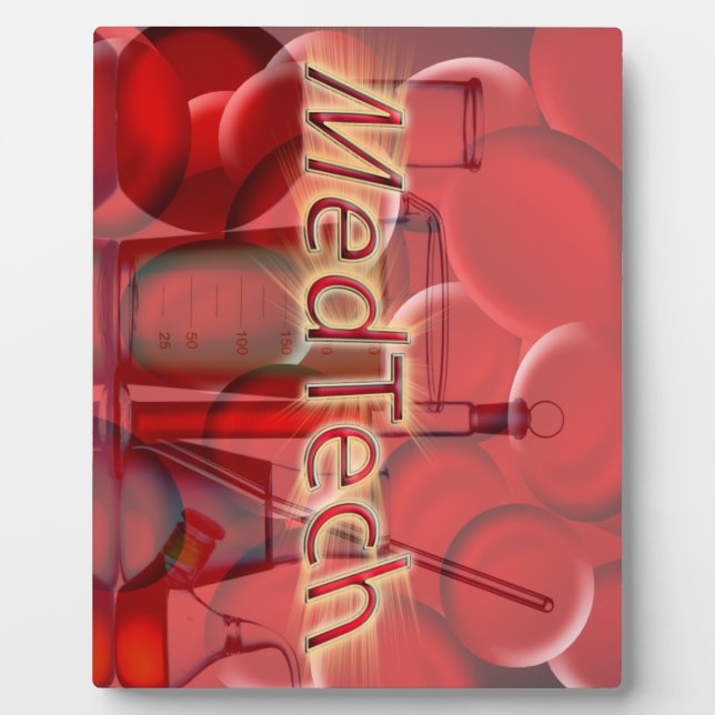 Med Tech STARBURST LOGO Fotoplatte (Vorderseite)