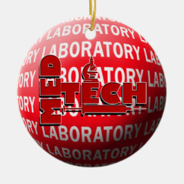 MED-TECHNOLOGIE-LABORweihnachtsverzierung Keramik Ornament