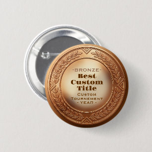 Medaille Benutzerdefiniert 3D Realistisch Editierb Button