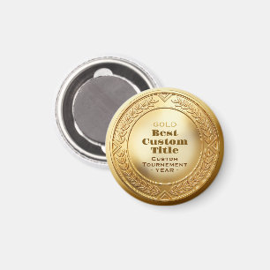 Medaille Benutzerdefiniert 3D Realistisch Editierb Magnet