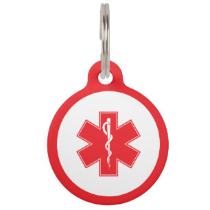 Médaille d'Alerte Médicale pour Animal de Compagni