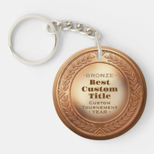 Médaille de bronze réaliste 3D personnalisable et