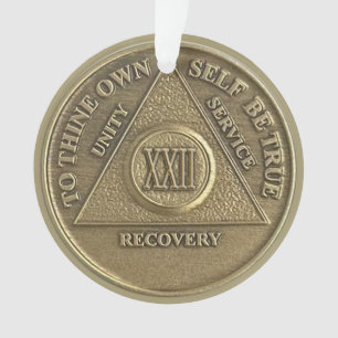 Médaille de jubilé de sobriété de 22 ans   Nom per