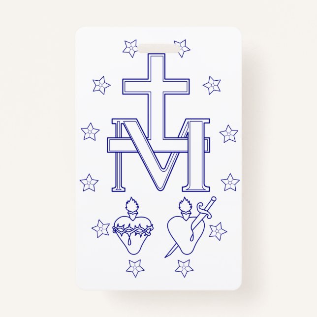 Medaille der Gottesmutter Ausweis (Vorderseite)